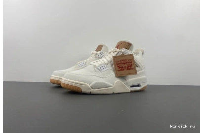 'WHITE' X JORDAN 4 AIR LEVI'S 0720